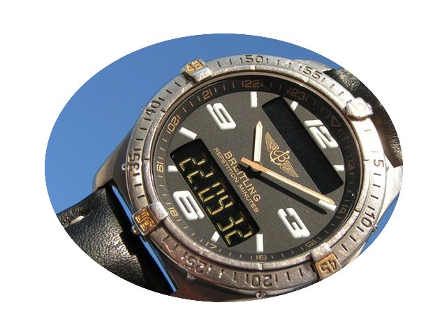 Breitling Aerospace Titan Gold F65362 Wi...