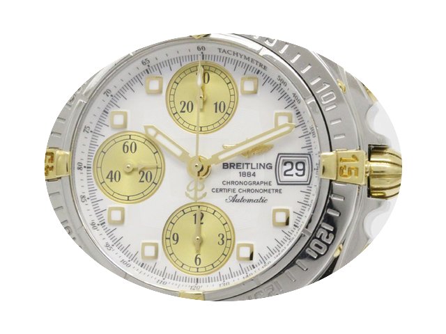 Breitling Chrono Cockpit Mop Gold Steel ...