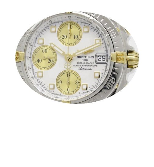 Breitling Chrono Cockpit Mop Gold Steel ...