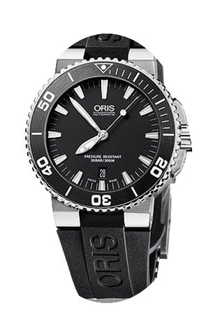 Oris Aquis Date, Ceramic Top, Black Dial...