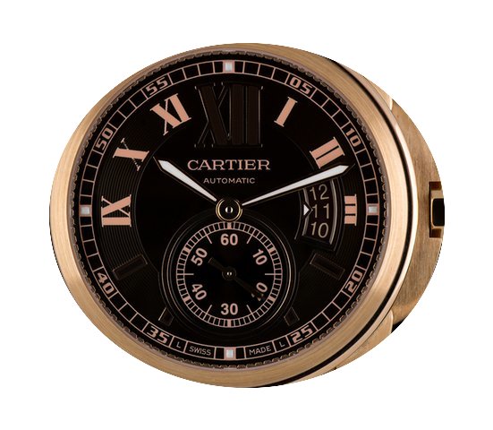 Cartier 18k Rose Gold Calibre De Cartier...