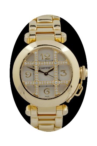 Cartier Pasha 18.K.Gelbgold 32mm -Automa...