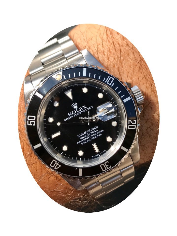 Rolex Submariner Date cadran tritium B/P...