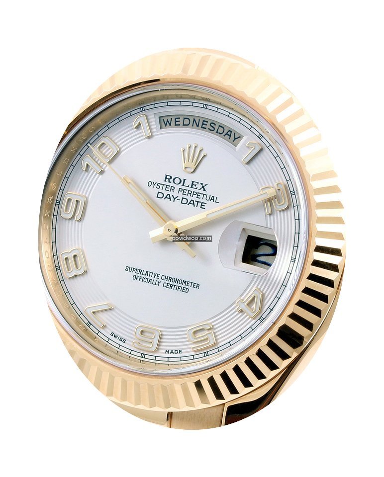 Rolex 41mm Day-Date ll 18K Yellow Gold W...
