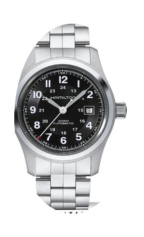 Hamilton Khaki Field Automatic Black Dia...