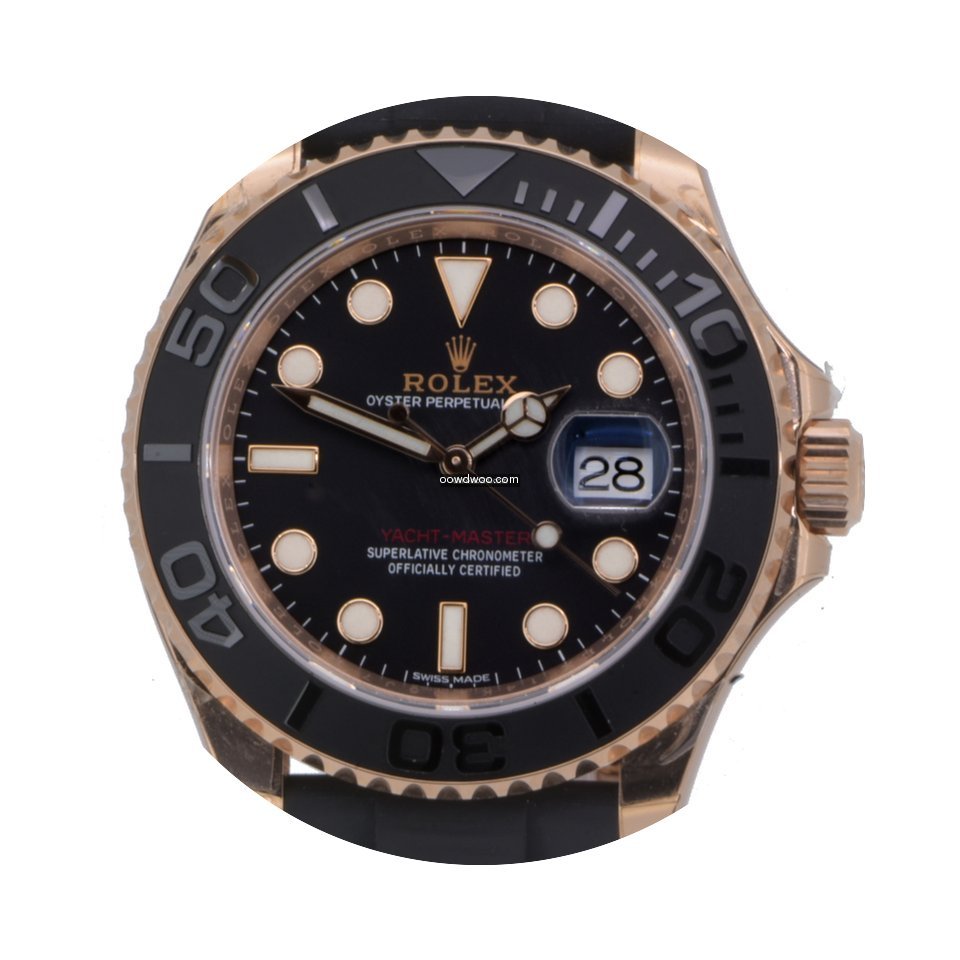 Rolex Yacht-Master Rose Gold Rubber | 11...