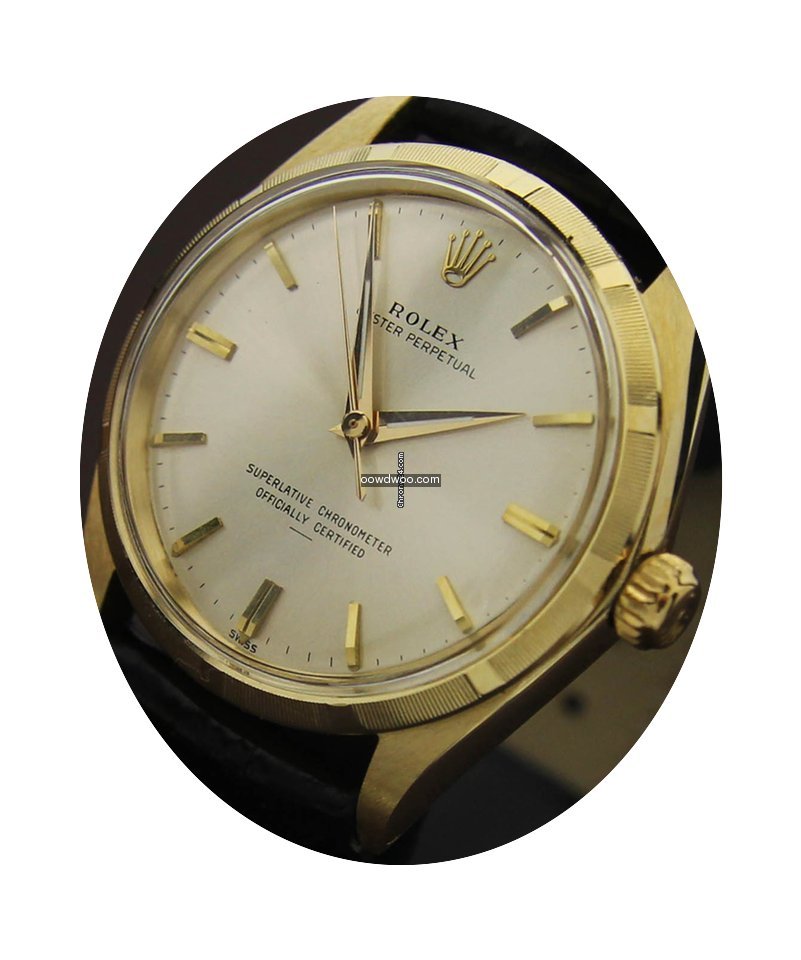 Rolex 14k Gold Circa 1968 Mechanical Stu...