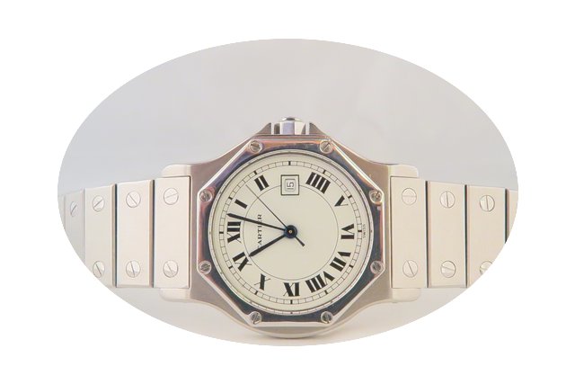 Cartier Santos Octagon 29mm...