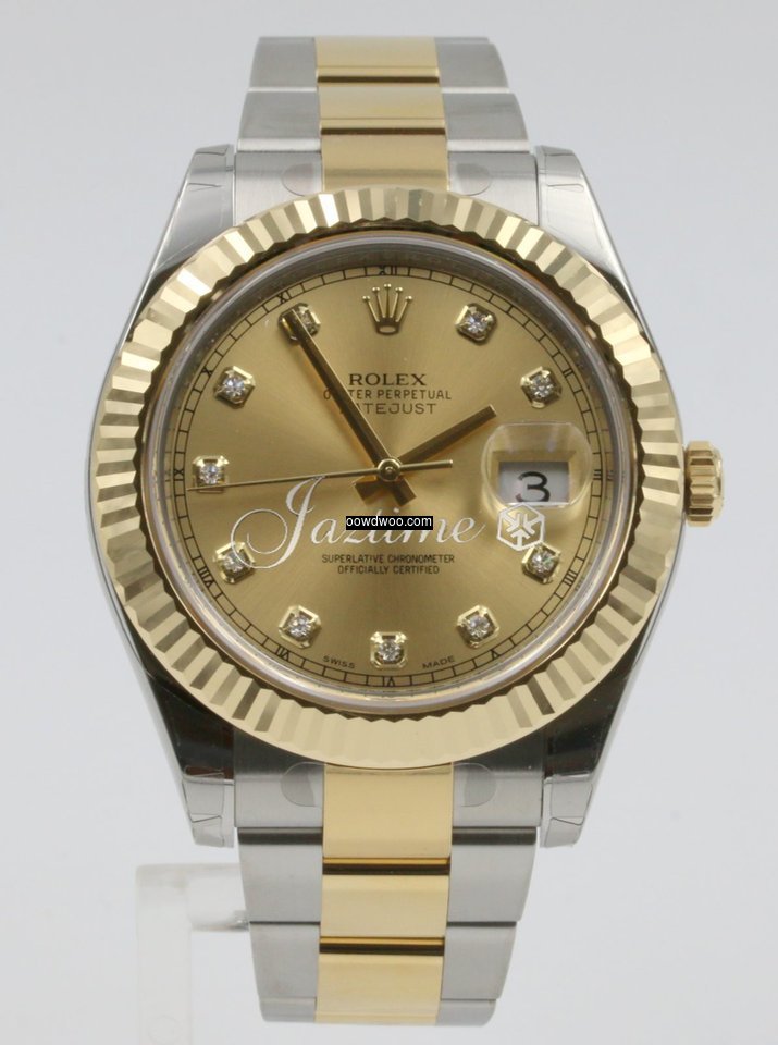 Rolex Datejust II 116333 Diamond Champag...