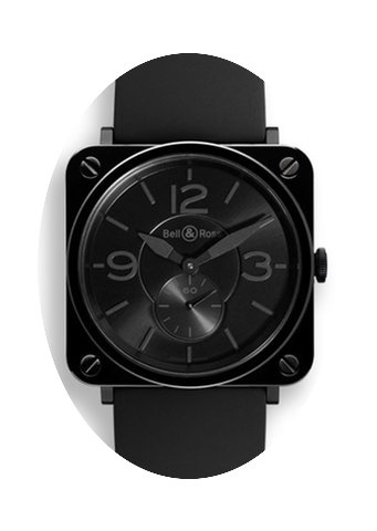 Bell & Ross BR S Black Ceramic Phant...