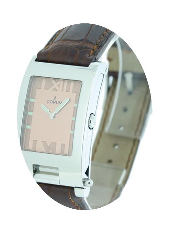 Corum Steel Tabogan with Salmon Dial...