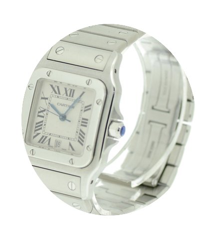 Cartier Gent's Santos Quartz in Stainles...
