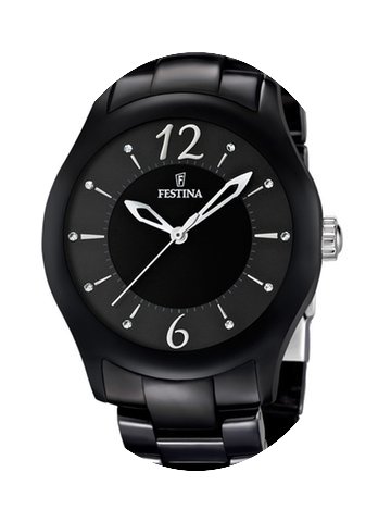 Festina Ceramic F16638/2 Damenuhr schwar...