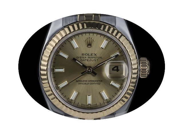 Rolex Steel & Gold O/P Champagne Dia...
