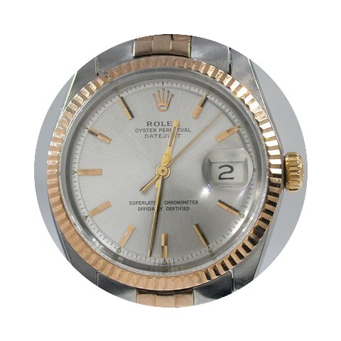 Rolex 1601 Datejust Rose gold 60's Vinta...