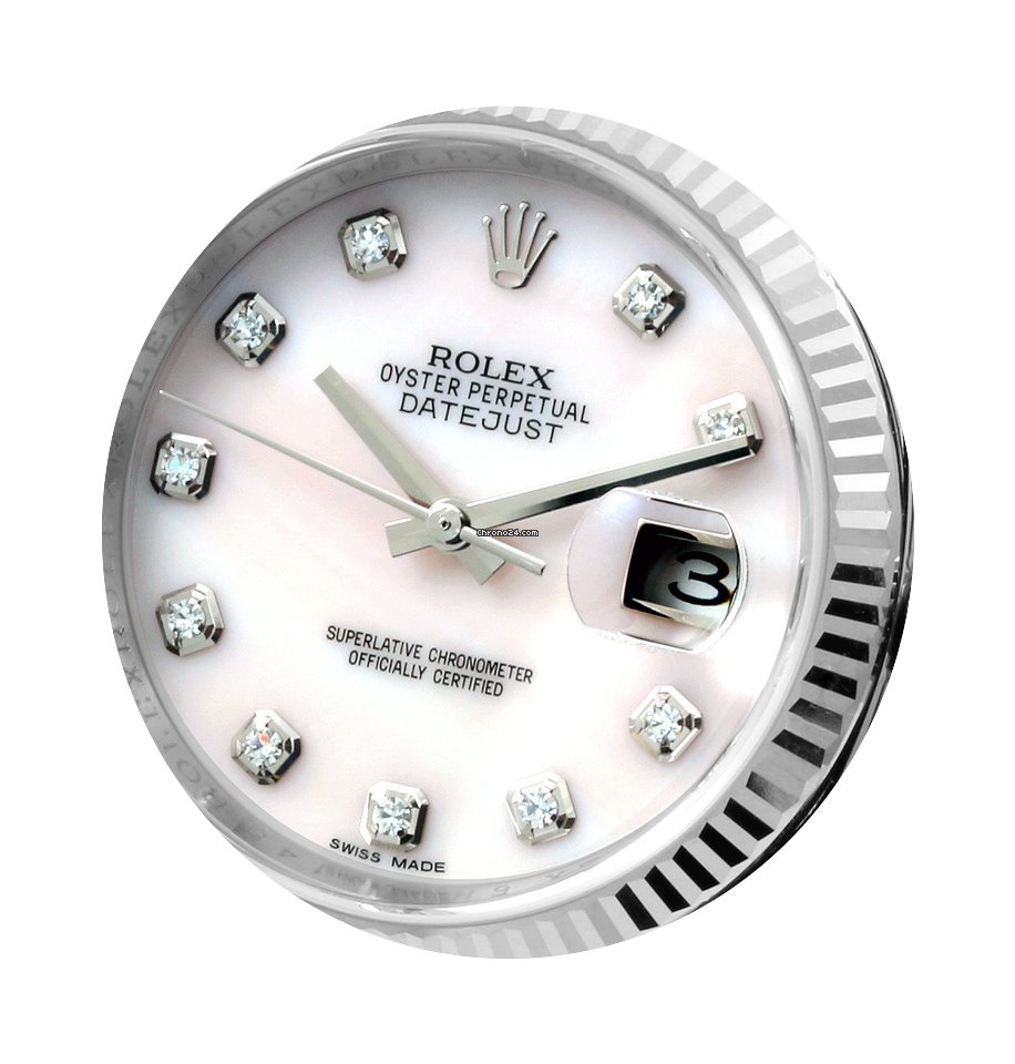 Rolex SS 36mm Datejust Factory MOP Diamo...