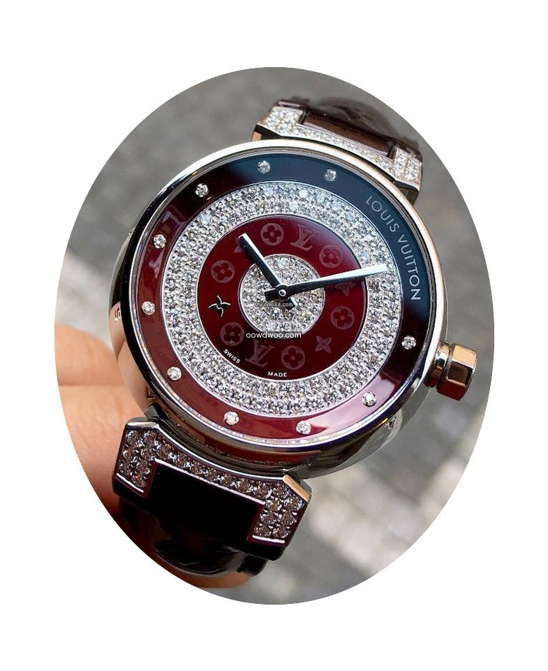 Louis Vuitton Tambour Glamour Lady Diamo...