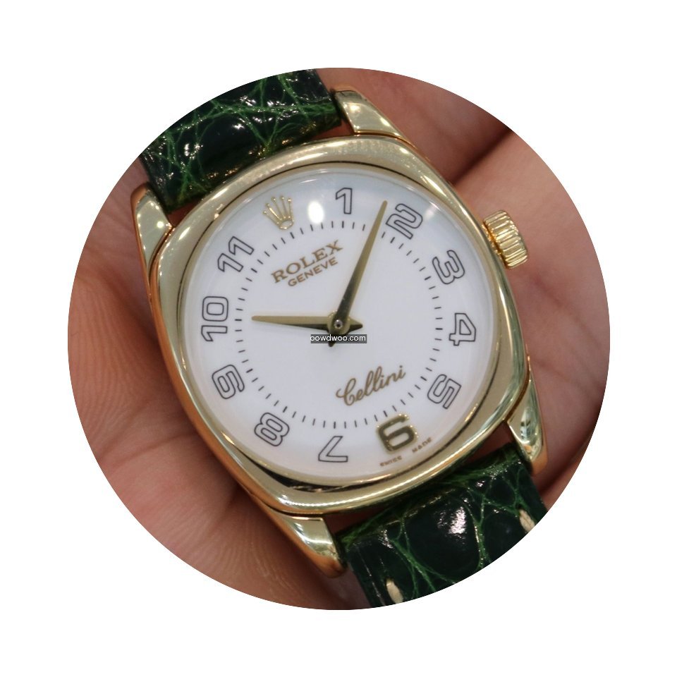 Rolex Ladies Cellini Danaos 18k Yellow G...
