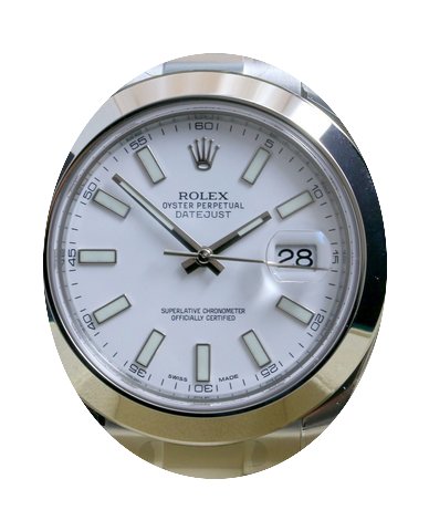 Rolex Datejust II 116300 Silver Index Me...