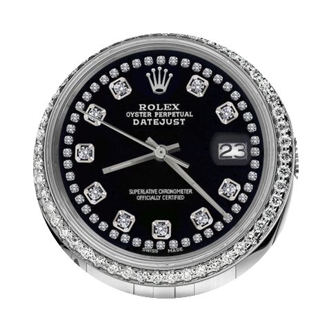 Rolex Ladies Rolex 31mm Datejust Black C...