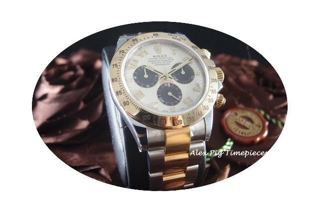 Rolex Daytona 116523 2-Tone Panda Dial B...