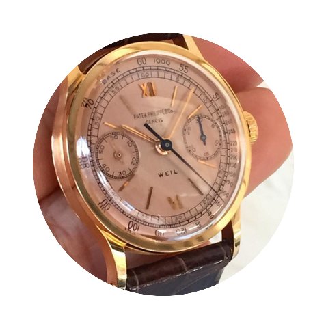 Patek Philippe 533 Rose Gold W/Rose dial...