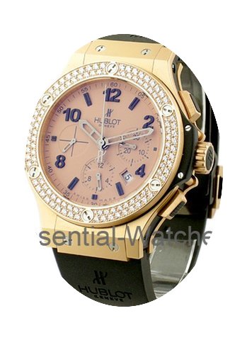 Hublot Rose Gold Mat Big Bang 2 Row Diam...