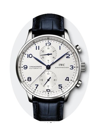 IWC PORTOGHESE CHRONOGRAPH 41mm SILVER D...