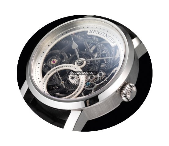 Benzinger 3/4 Skeleton Black Rose Engine...
