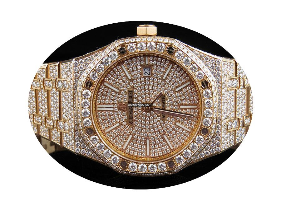 Audemars Piguet Mens 41 MM Royal Oak 18k...