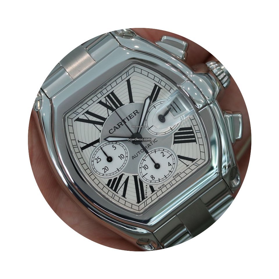 Cartier Roadster Xl Chronograph Stainles...