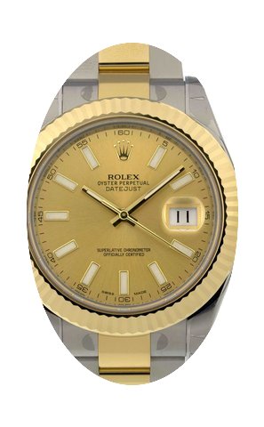 Rolex Datejust II champagne Index 116333...