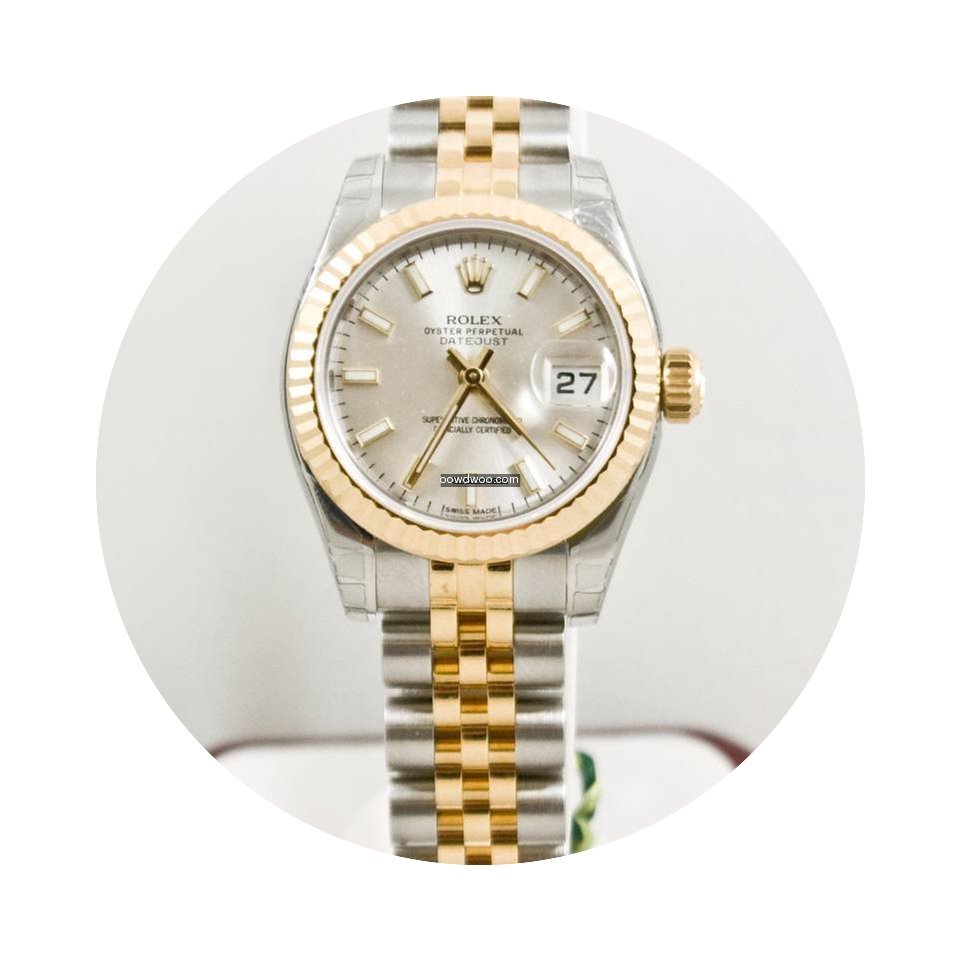 Rolex Lady-Datejust 179173 Silver Index ...