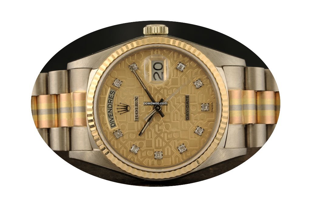 Rolex TRIDOR REF. 18039 JUBILEE DIAL, BO...