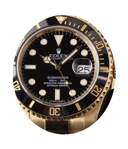 Rolex Submariner 116618 40mm Gold Automa...