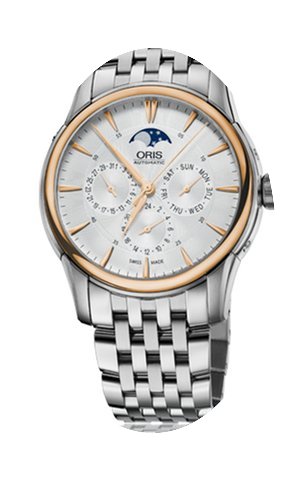 Oris Artelier Complication Gold/Steel Di...