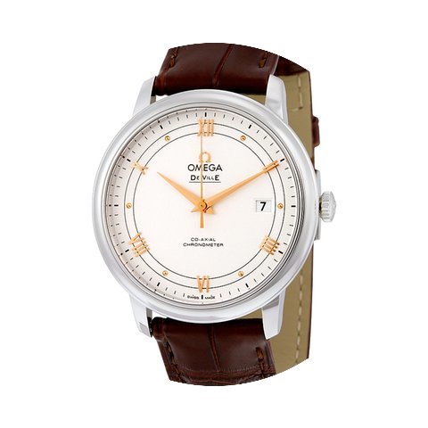 Omega De Ville Prestige Silver Dial Auto...