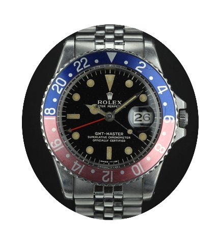 Rolex GMT-Master 1675 gilt dial...