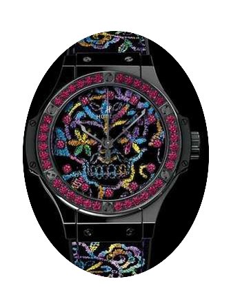 Hublot Broderie Sugar Skull Ceramic...