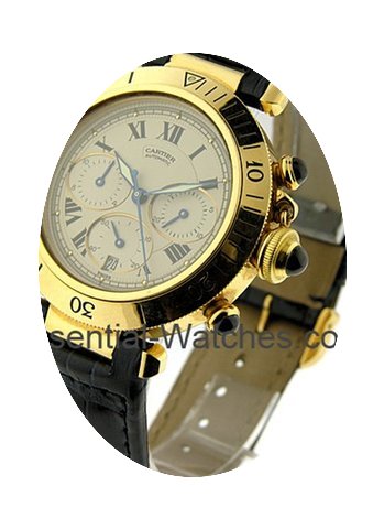 Cartier Pasha Chrono in Yellow Gold Old ...