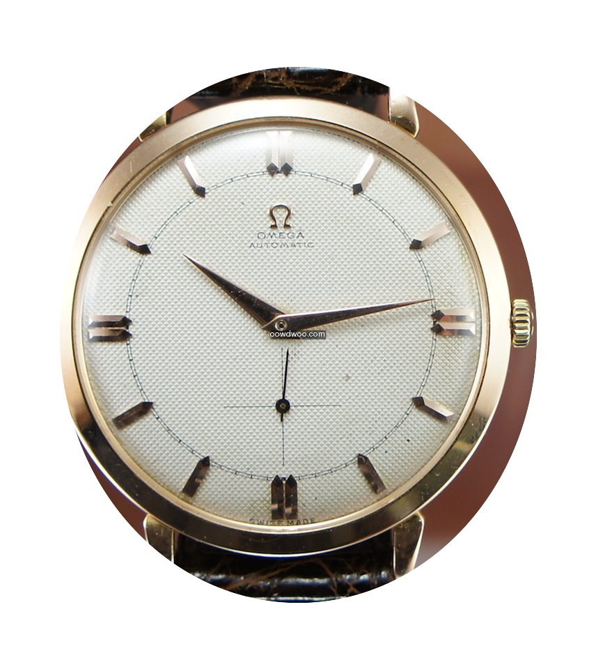 Omega 18K Pink Oversize 38mm Bumper Auto...