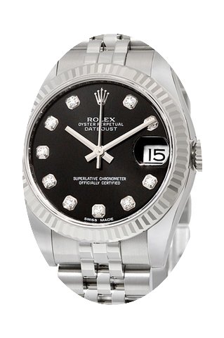 Rolex Datejust Ladies Midsize 178274-BLK...