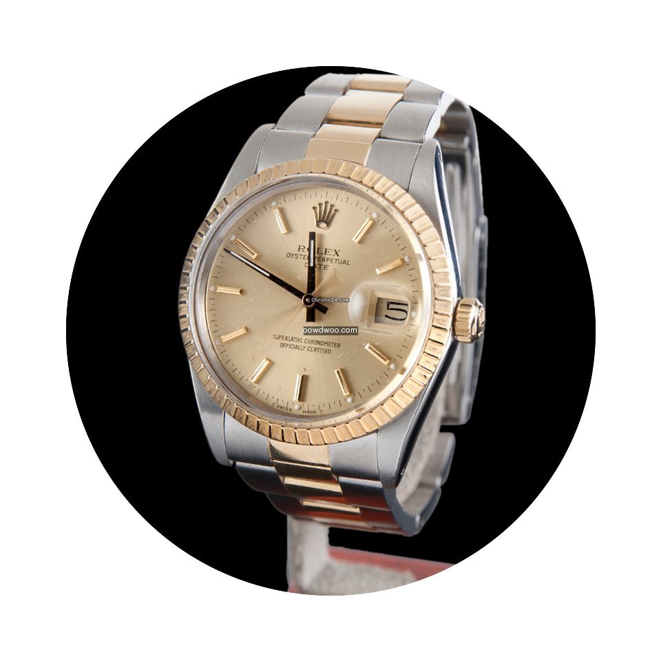 Rolex DATE MAN SIZE STEEL AND GOLD...