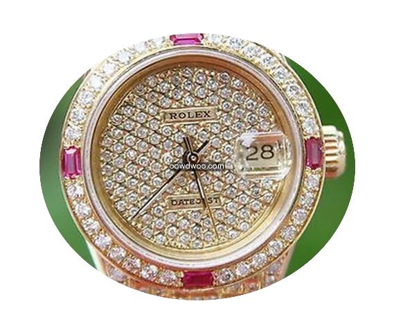 Rolex President Ladies 18k Yellow Gold W...