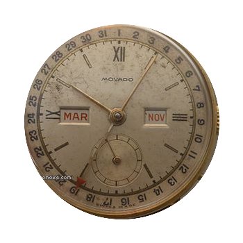 Movado vintage triple date mechanical re...