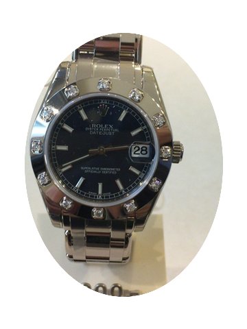 Rolex Date Just Pearlmaster MwSt ausweib...