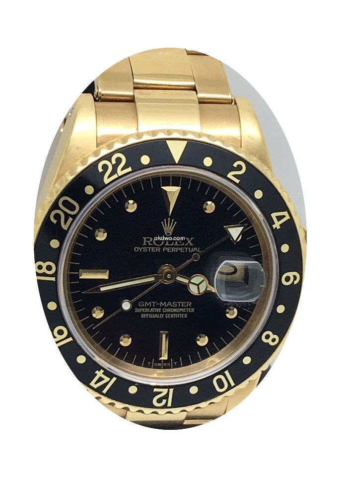 Rolex GMT-Master Yellow Gold...