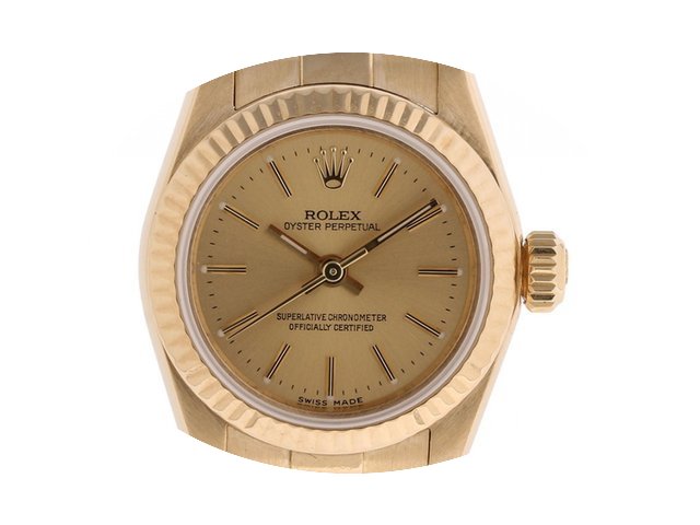 Rolex Oyster Perpetual Lady 18kt Gelbgol...