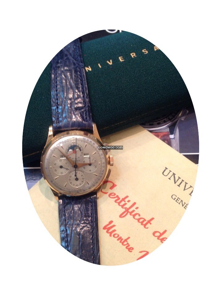 Universal Genève Tri-compax box paper...