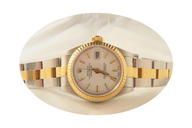 Rolex Datejust Oyster Perpetual 18k Stee...
